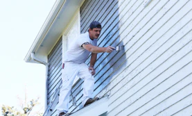 card 1 man doing residential exterior painting